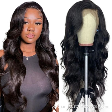 HD Lace Frontal Wigs For Black Women,Transparent HD Full Lace Brazilian Human Hair Wig, 40 Inch Lace Front Human Hair Wigs